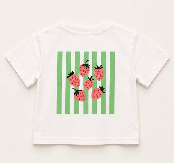 White Strawberry Tee