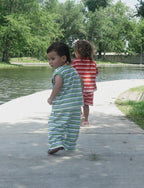 Blue Green Stripe Set