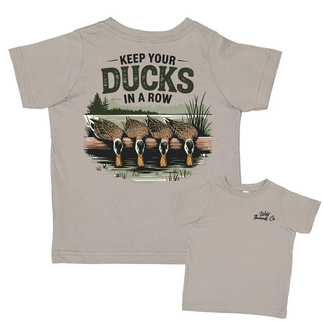 Ducks in a row tee