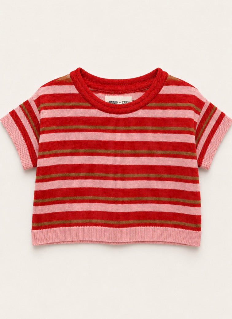 Red and Pink Stripe Set