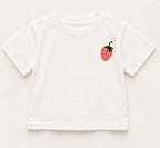 White Strawberry Tee