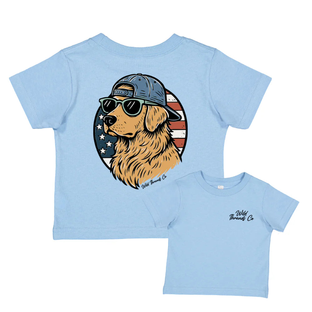 Patriotic Retriever Tee